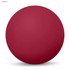 A maroon high bounce ball with a smooth surface and a round shape, featuring a logo.
