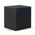 A sleek black box, likely for packaging, with a minimalist design and no visible branding or text.