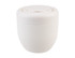 A drink bottle in a sleek, off-white design with a spill-proof lid and a smooth finish. It features a logo.