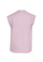A women's blouse in light pink, featuring a simple cut and a sleeveless design. It has a logo on the back.