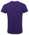 A fitted T-shirt in a solid purple colour, featuring a plain back and short sleeves. It has a logo at the neck.