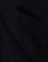 A black full-zip fleecy hoodie featuring a kangaroo pocket and a logo. Soft fabric and stylish design.