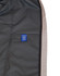 A men's waterproof performance jacket in grey with a mesh lining and a visible interior label.
