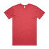 A red Basic Tee featuring a crew neck and short sleeves, with a visible brand logo.
