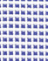A close-up of a checkered fabric pattern featuring white and blue squares. The texture is a woven material.