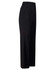 Men's black wool blend stretch flexi waist pants displayed from the side. Features a smooth, tailored silhouette.