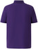 A purple Men's Connection Polo featuring a classic design with short sleeves and a subtle logo.