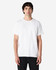 A white Gildan Ultra Cotton adult T-shirt on a male model, featuring a simple design and crew neck style.