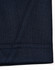 A navy blue polo shirt featuring a contrast collar, made from sustainable poly/cotton fabric.