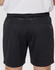Adults' bamboo charcoal sports shorts in black, featuring an elastic waistband and a logo on the back.