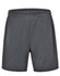 Adults' bamboo charcoal sports shorts in dark grey, featuring an elastic waistband and a logo.