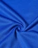 A close-up of textured blue fabric, showcasing a lightweight, performance material ideal for t-shirts.