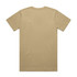A beige Block Tubular Tee, featuring a simple design with a logo, shown from the back.