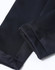 A close-up of the cuffs of a black ladies' sustainable softshell corporate jacket with a velcro detail.