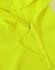 A bright yellow two-tone water-resistant fleece hoodie with a drawstring hood. Features a logo.