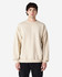 A cream-coloured Gildan Softstyle adult sweatshirt displayed on a model, featuring long sleeves and a crew neckline.