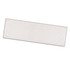 A white sports towel with a subtle border and a logo, suitable for gym and leisure use.