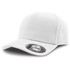 A white A-Frame cap with a structured crown and a curved brim, featuring a logo on the side.