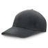 A premium soft cotton cap in a dark grey colour featuring an adjustable strap and a logo.