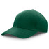 A green premium soft cotton cap with a curved brim and six-panel design. It features a logo on the front.