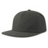 A flat peak cap in a dark green shade with a logo on the front. Suitable for casual wear.