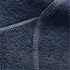 A close-up of a navy blue polar fleece jacket showcasing the textured fabric and detailed stitching.