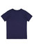 A children's short sleeve t-shirt in navy blue, featuring a plain back design and no visible logos.