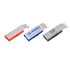 A drink bottle opener with a metallic finish, featuring red, blue, and black colour options, serves as a flash drive.
