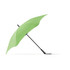 A green BLUNT Classic Umbrella with a curved canopy and a black handle, featuring a branding logo.