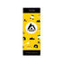 A promotional box for Earthcore Energy featuring a vibrant yellow design with various icons and a logo.