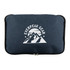 A navy cooler bag with a mountain logo. Features a zip closure and a compact, rectangular design.