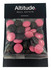 A bag of choc beans featuring pink and dark brown candies, presented in a clear packaging with a branded header.