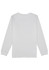 A white long sleeve tee with a simple design and no visible branding.