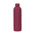 A drink bottle in a deep burgundy colour, featuring a double-wall design and a smooth finish.