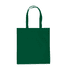 A dark green tote bag with two sturdy handles, featuring a simple design and no visible branding.