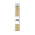 A tube containing long pencils in various colours, with a clear lid and a label displaying a logo.