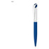 A blue I-ROQ pencil with a silver clip and tip, featuring a branding logo.
