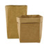 A pair of extra large kraft paper storage bags in a light brown colour, featuring a fold-over top.