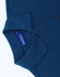 A navy blue ladies' classic cotton/poly pique short sleeve polo with a collar and button detailing. It has a logo tag.