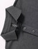 A dark grey ultrafine cotton pique polo with a two-button placket and folded collar. It features a logo on the label.