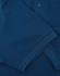 A men's ultrafine cotton pique polo in a deep navy blue, featuring a two-button placket and folded sleeves.