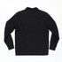 A black canvas jacket featuring a collar and long sleeves, displayed from the back view.