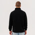 A black Everest Polar Fleece Full Zip jacket displayed from the back on a mannequin or model.