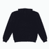 A black zip-up hoodie with a hood and long sleeves. The garment has a plain design without any logos.