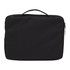 A black organiser case with a zip closure and handle. It features a logo on the front.