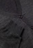 A grey women's button front knit cardigan featuring a pocket and button detail. It includes a logo.