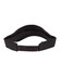 A black sandwich visor featuring a flexible band and a simple design. It includes a logo on the front.