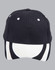 A black cap featuring a white and black patterned peak, with a logo on the front.