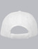 A white Pique mesh structured cap featuring an adjustable strap and a logo on the back.