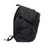 A black Brighton Backpack with adjustable straps and a side zip compartment. Features a logo on the exterior.